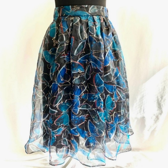 Anthropologie butterfly skirt - Picture 2 of 7